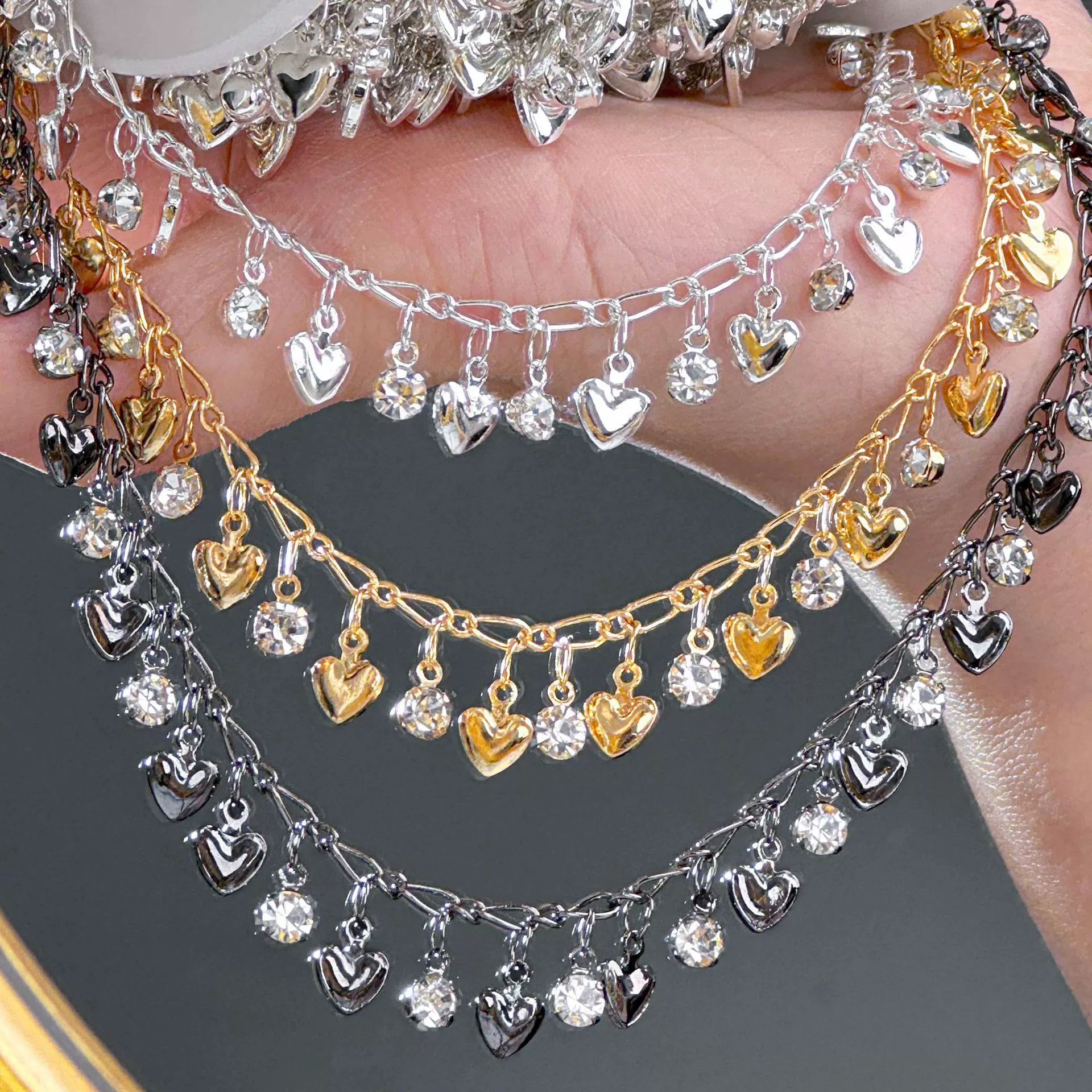 0.5/1M Love Heart Zircon Rhine - Art Craft Handmade review and price