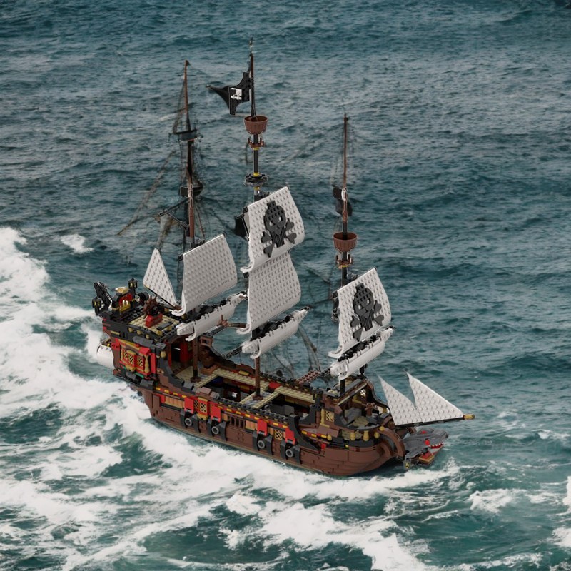2405pcs MOC Pirates Battleship - Art Craft Christmas Ideas review and price