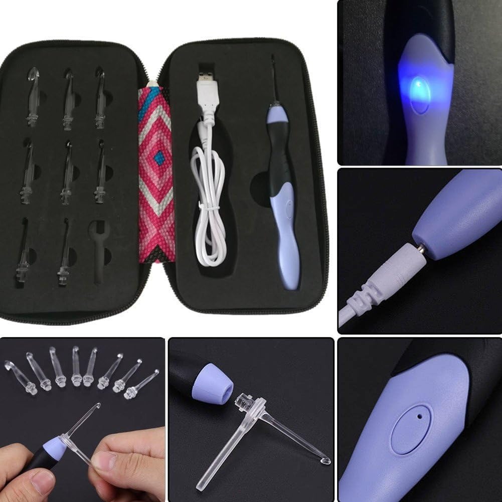 High-qualit  portable 9-In-1 L - Crochet Hook Set review and price