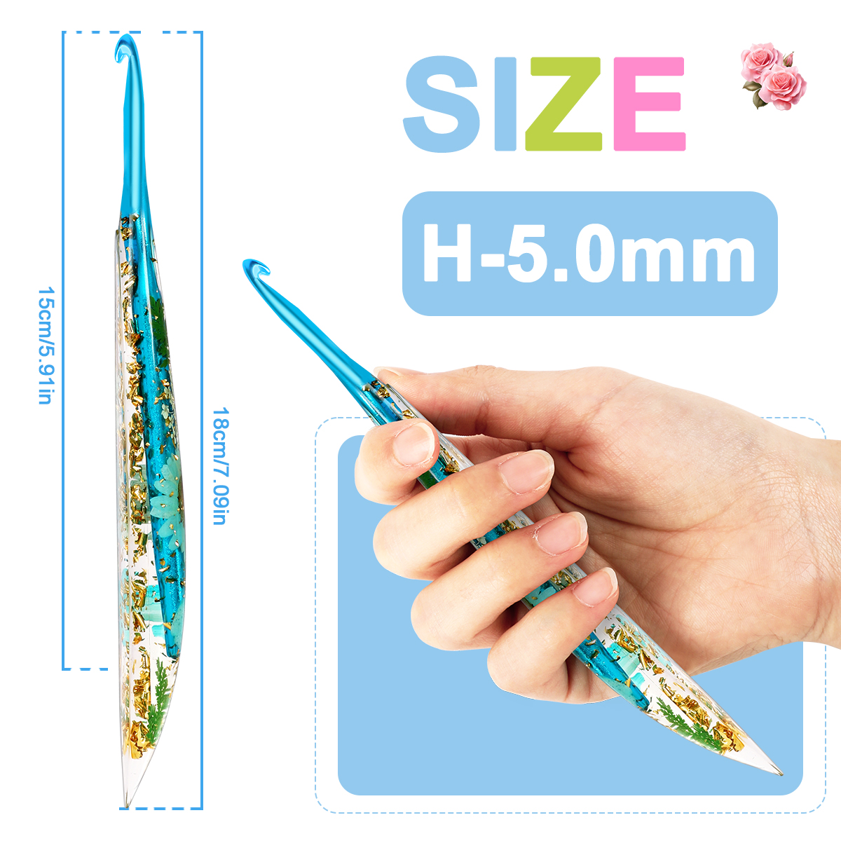 9Pcs/1Pc Hot Selling Epoxy Res - Crochet Hook Set review and price