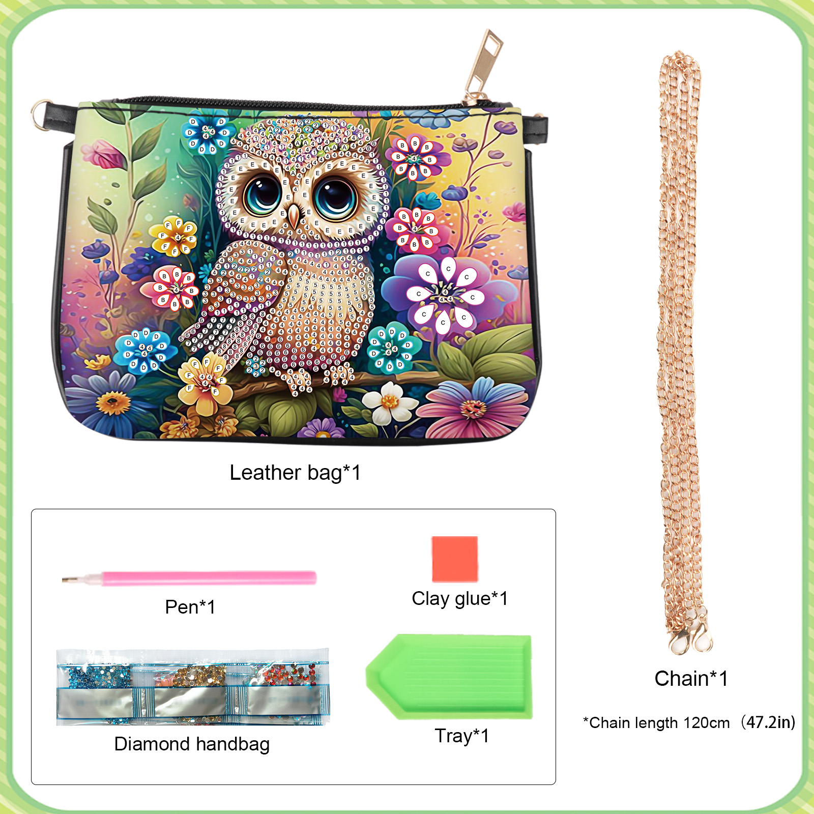 Colorful Owl Diamond Art Paint - Art Craft Handmade review and price
