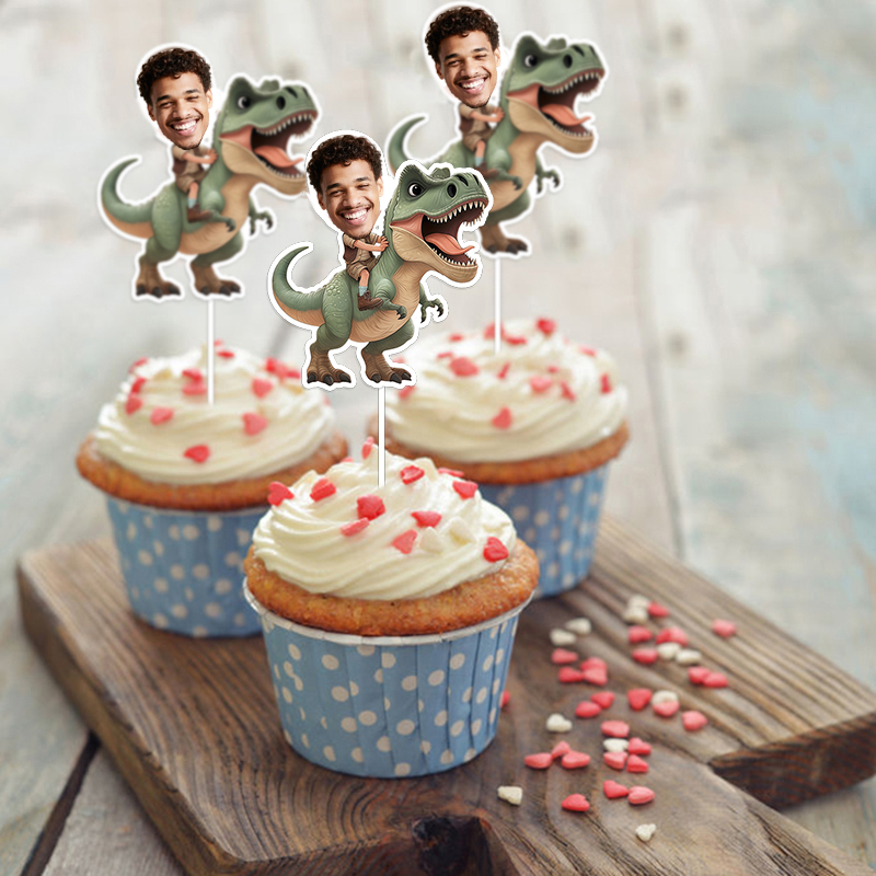 12/24pcs Custom Portrait Face  - Art Craft Dinosaur review and price