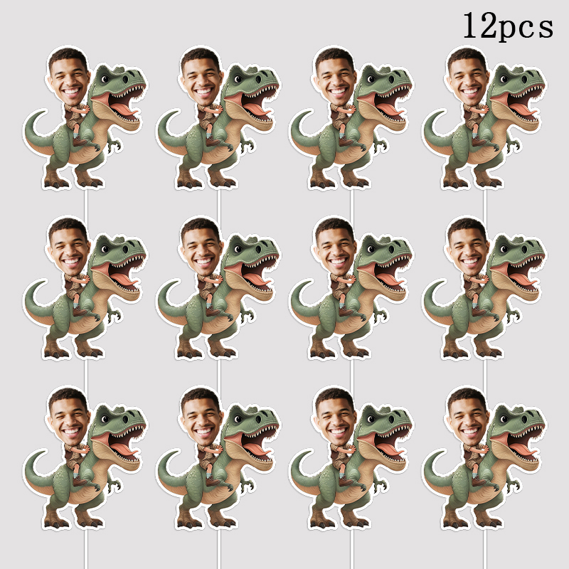 12/24pcs Custom Portrait Face  - Art Craft Dinosaur review and price
