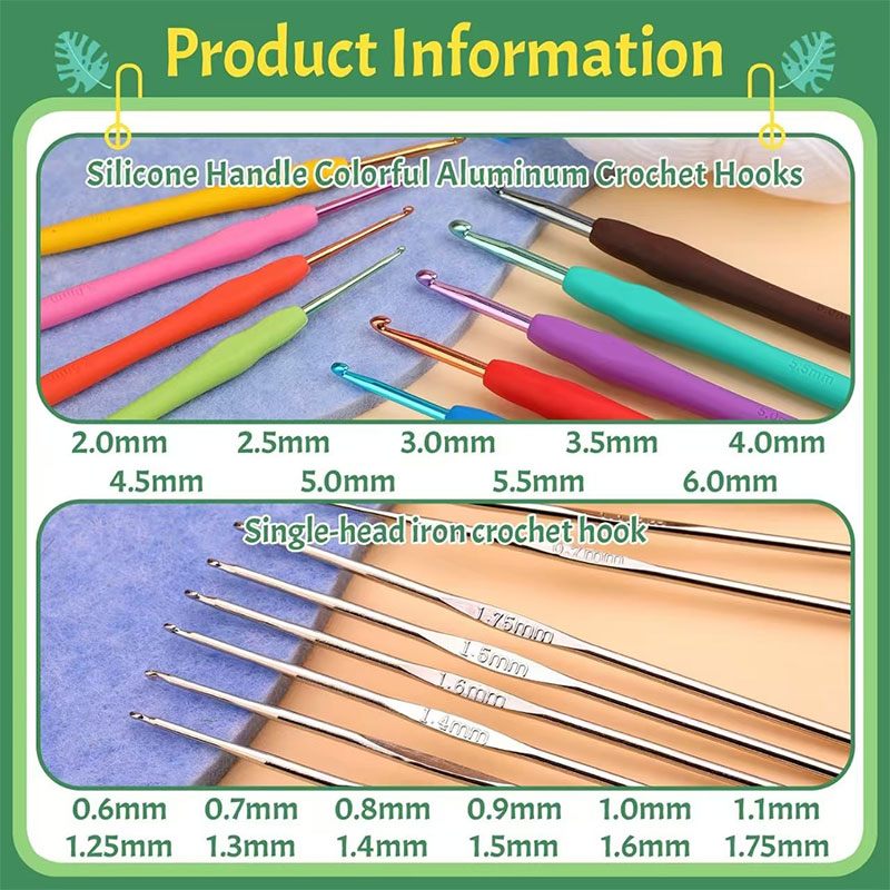 119pcs Crochet Kit Complete Kn - Crochet Hook Set review and price