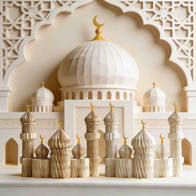 3D Honeycomb Paper Art Palace  - Art Craft Event review and price