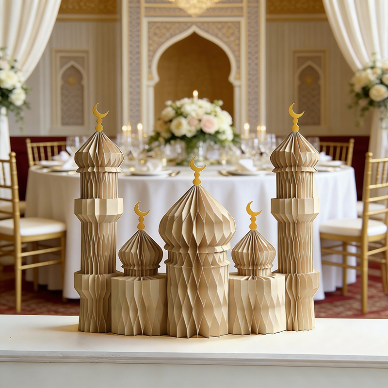 3D Honeycomb Paper Art Palace  - Art Craft Event review and price