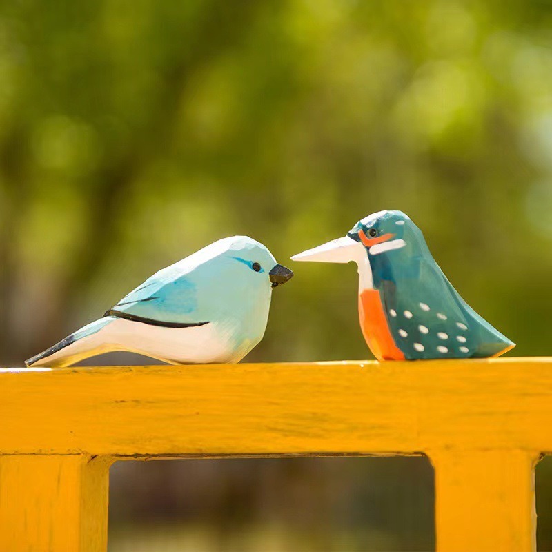 Hand Carved Wooden Bird Figuri - Art Craft Christmas Ideas review and price