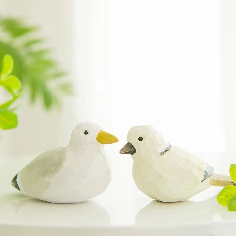 Hand Carved Wooden Bird Figuri - Art Craft Christmas Ideas review and price