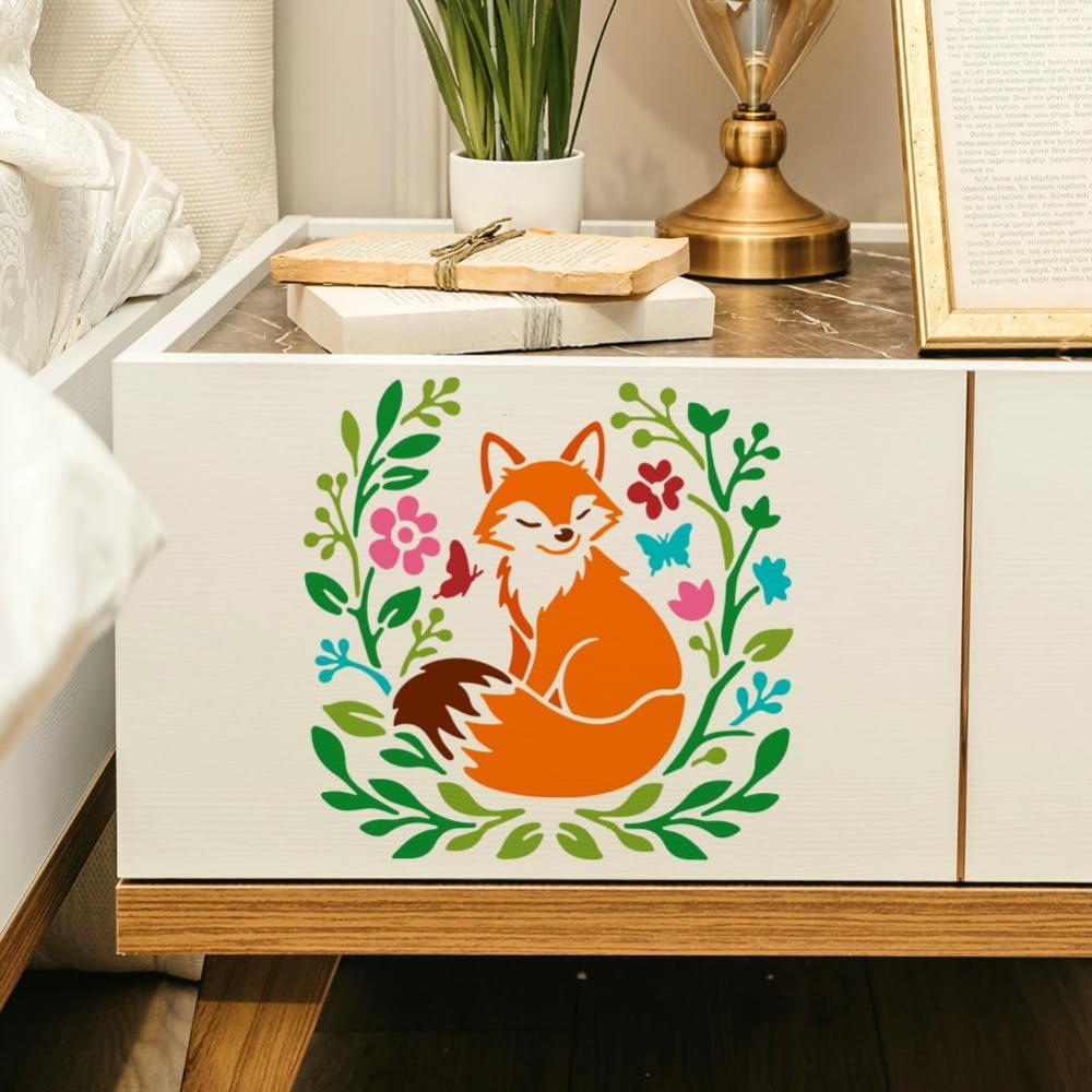 Fox and Flowers Craft Art Sten - Art Craft Leaves review and price