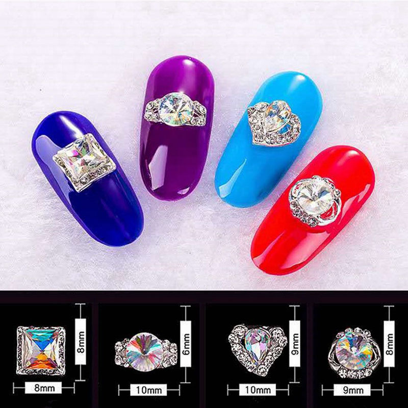 10pcs 3D Crystal AB Color Rhin - Craft And Art Difference review and price