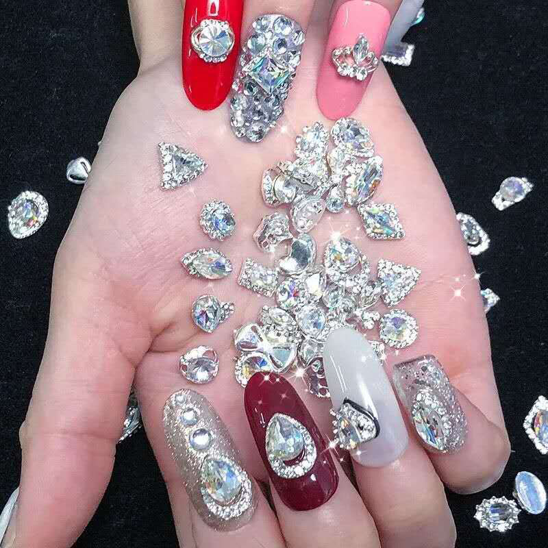 10pcs 3D Crystal AB Color Rhin - Craft And Art Difference review and price