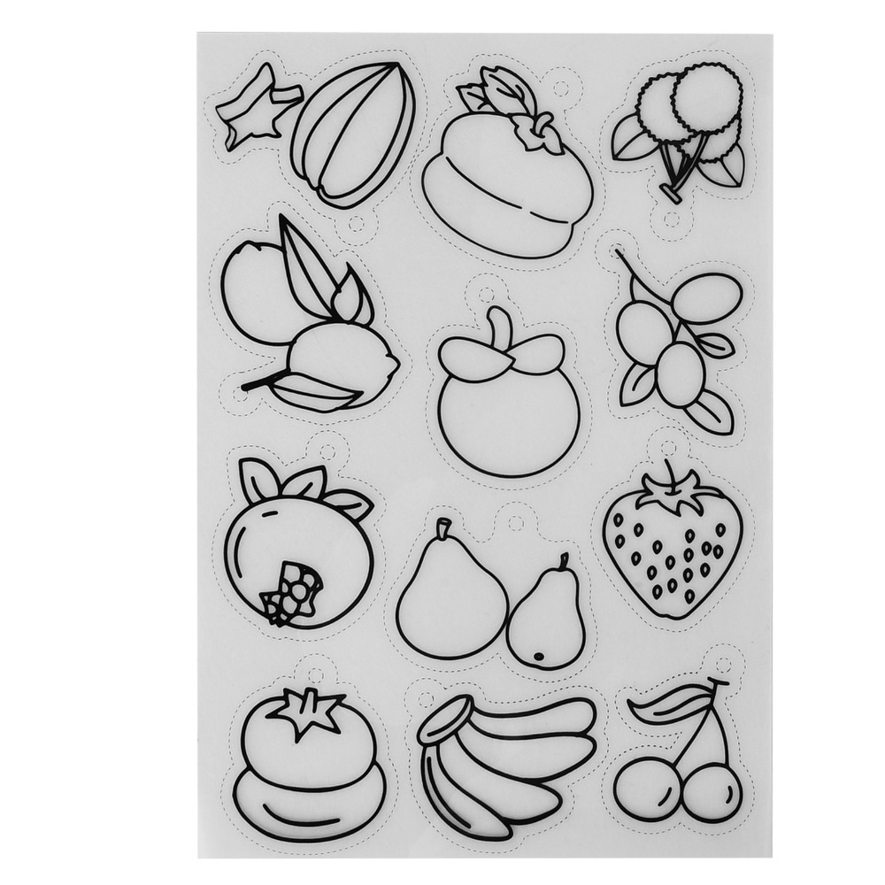 8pcs Fruit Vegetable Pattern H - Craft And Art Difference review and price
