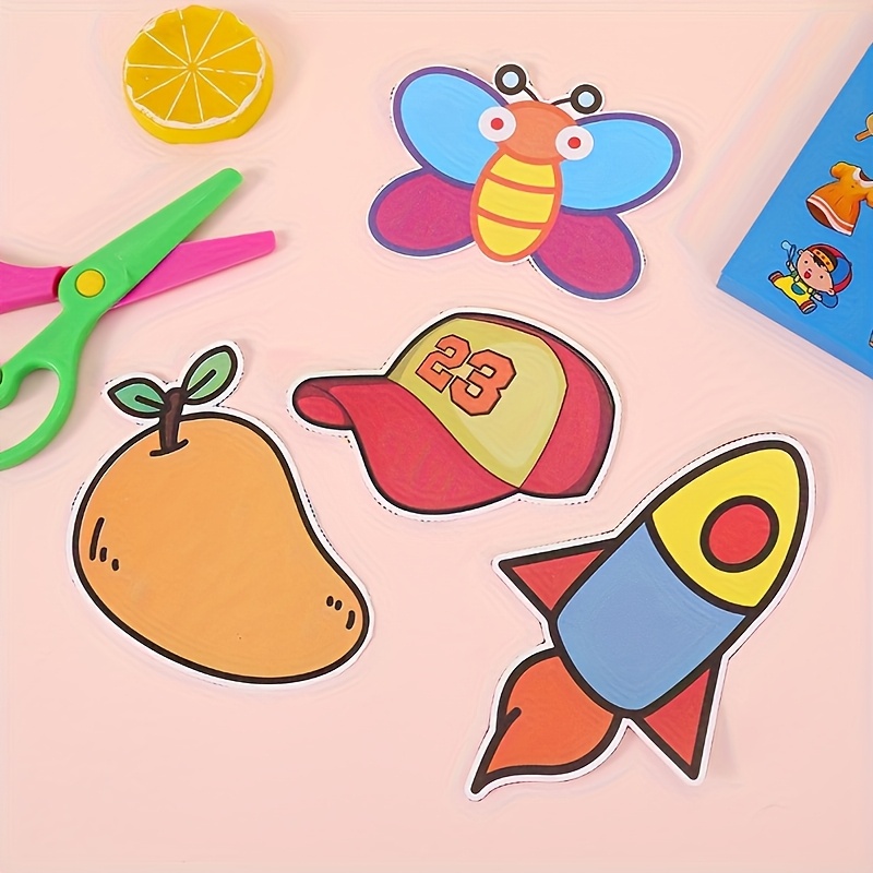 96Pcs Fun Paper Cutting Set, P - Art Craft For Toddlers review and price