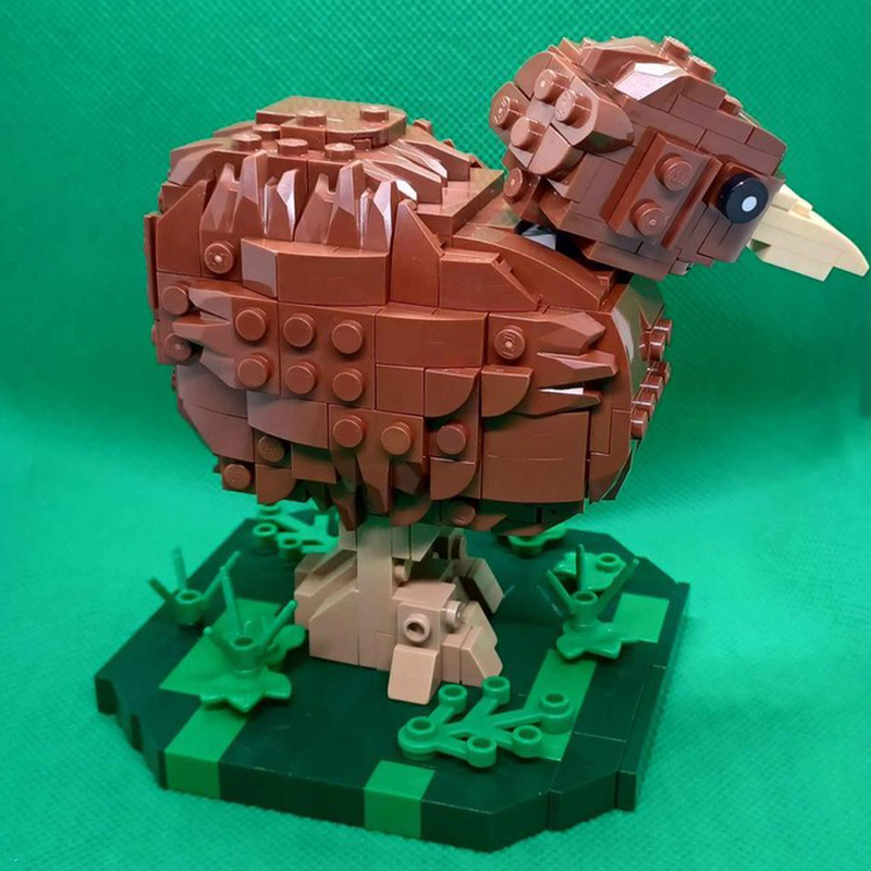 355pcs MOC Sculptures Kiwi Mod - Art Craft Christmas Ideas review and price