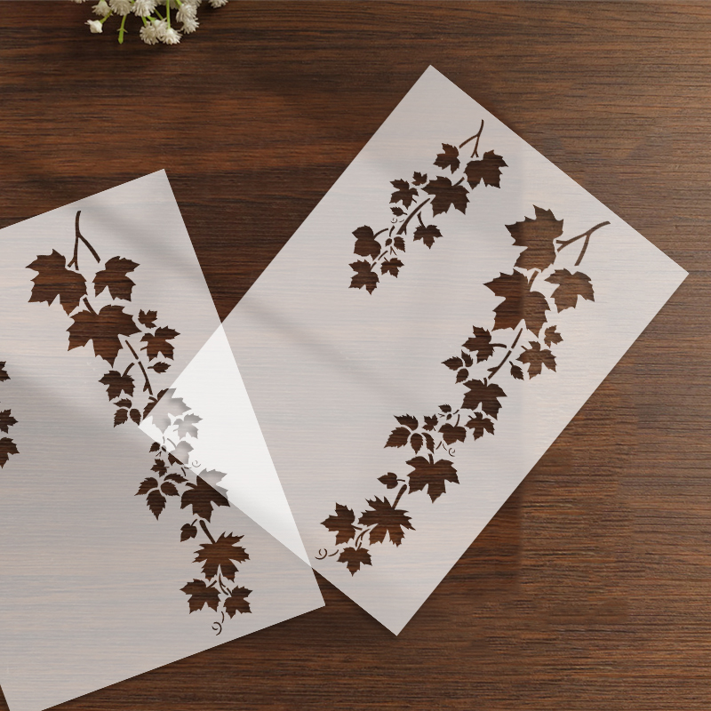 YOMDID 1pc Leaf Pattern PET Pa - Art Craft Leaves review and price