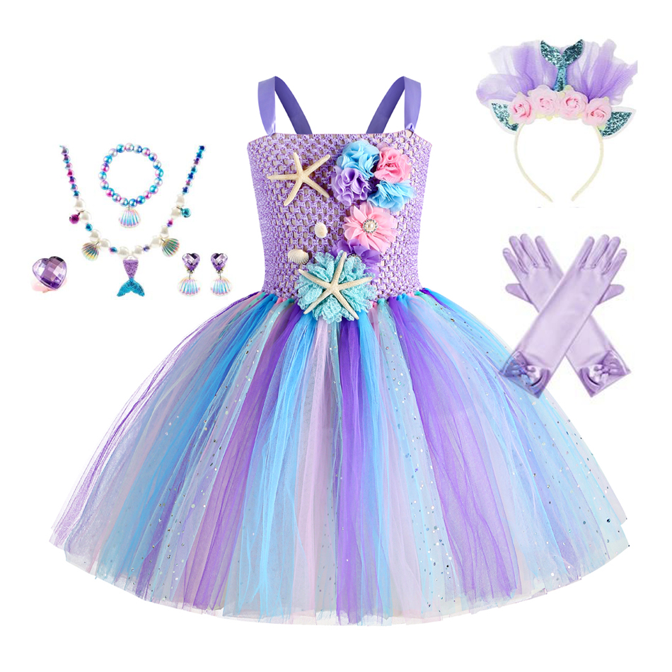 Girls Mermaid Tutu Dress Under - Art And Craft Hair review and price