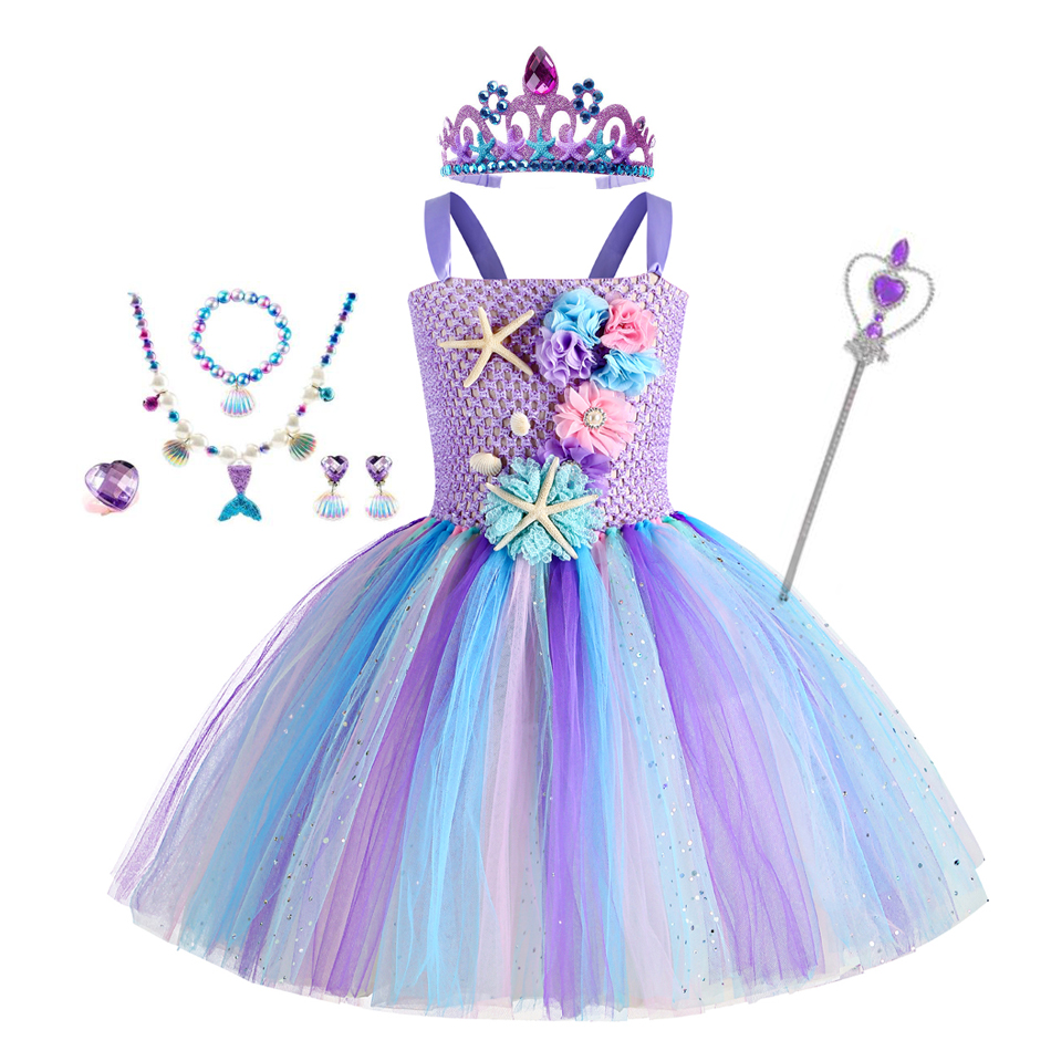 Girls Mermaid Tutu Dress Under - Art And Craft Hair review and price