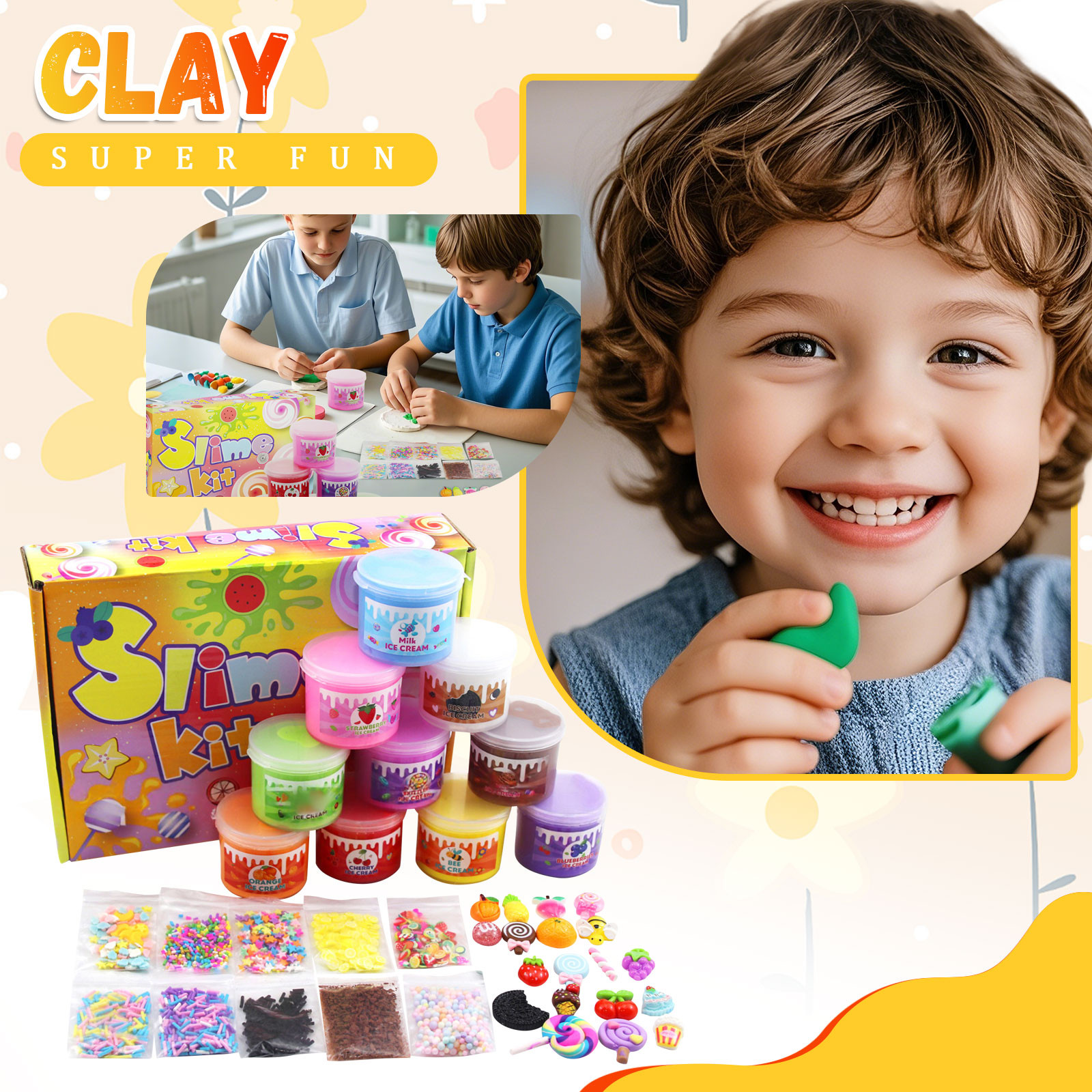 Kids Slime Kit DIY Stretchy Se - Art Craft For Toddlers review and price