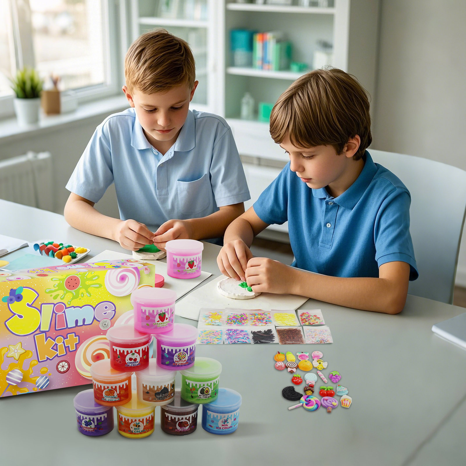 Kids Slime Kit DIY Stretchy Se - Art Craft For Toddlers review and price