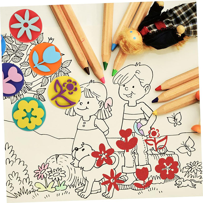 6Pcs/bag Foam Stamps for Paint - Art Craft For Toddlers review and price