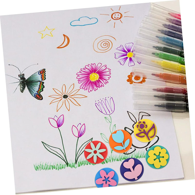6Pcs/bag Foam Stamps for Paint - Art Craft For Toddlers review and price