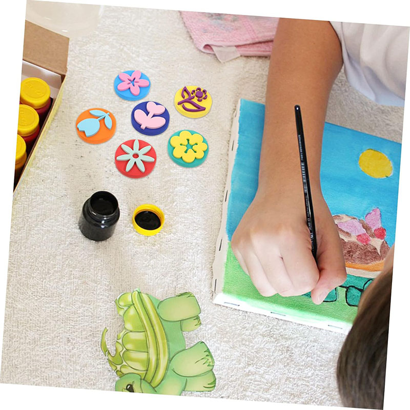 6Pcs/bag Foam Stamps for Paint - Art Craft For Toddlers review and price