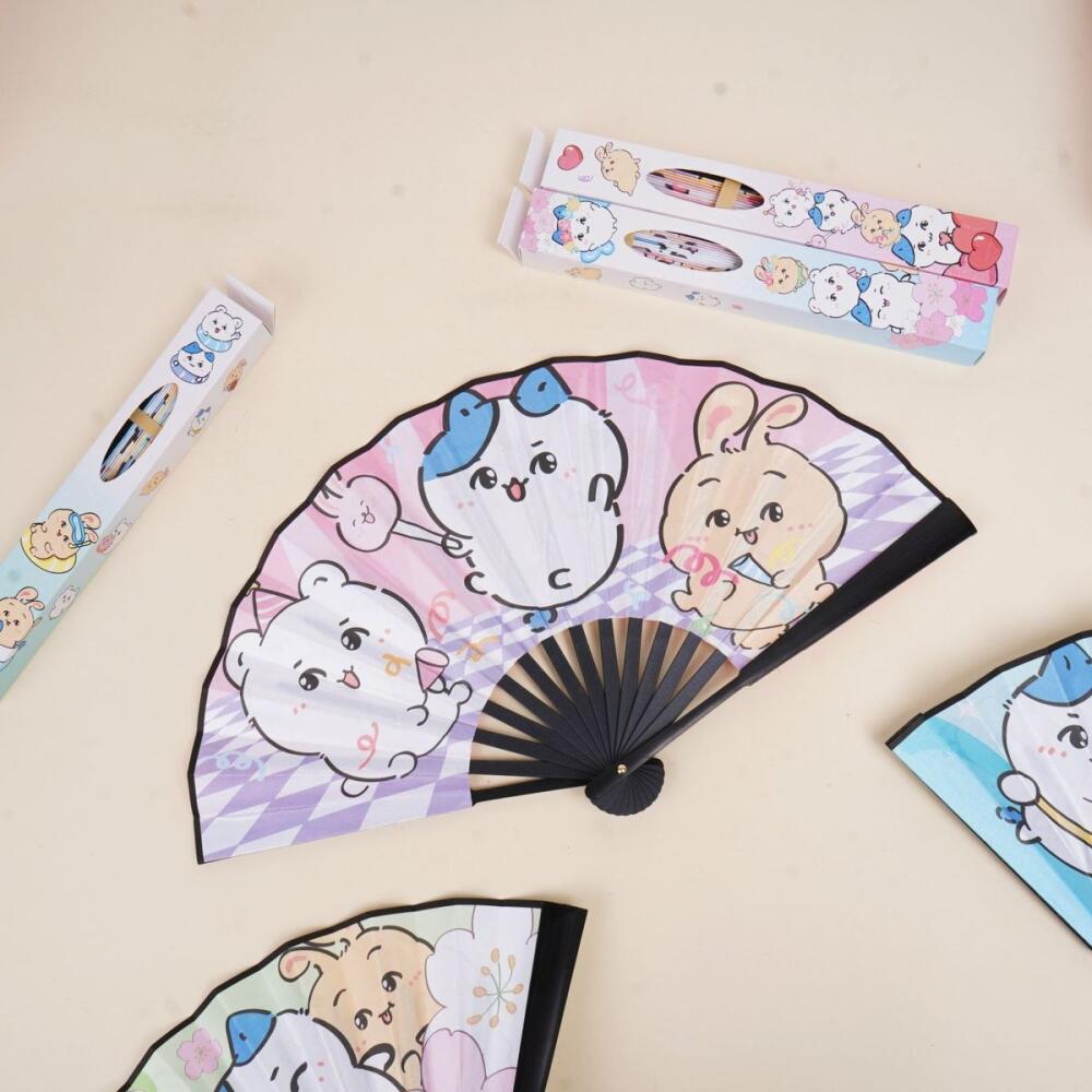 Kawaii Folding Fan Chiikawa Su - Art Craft Japan review and price
