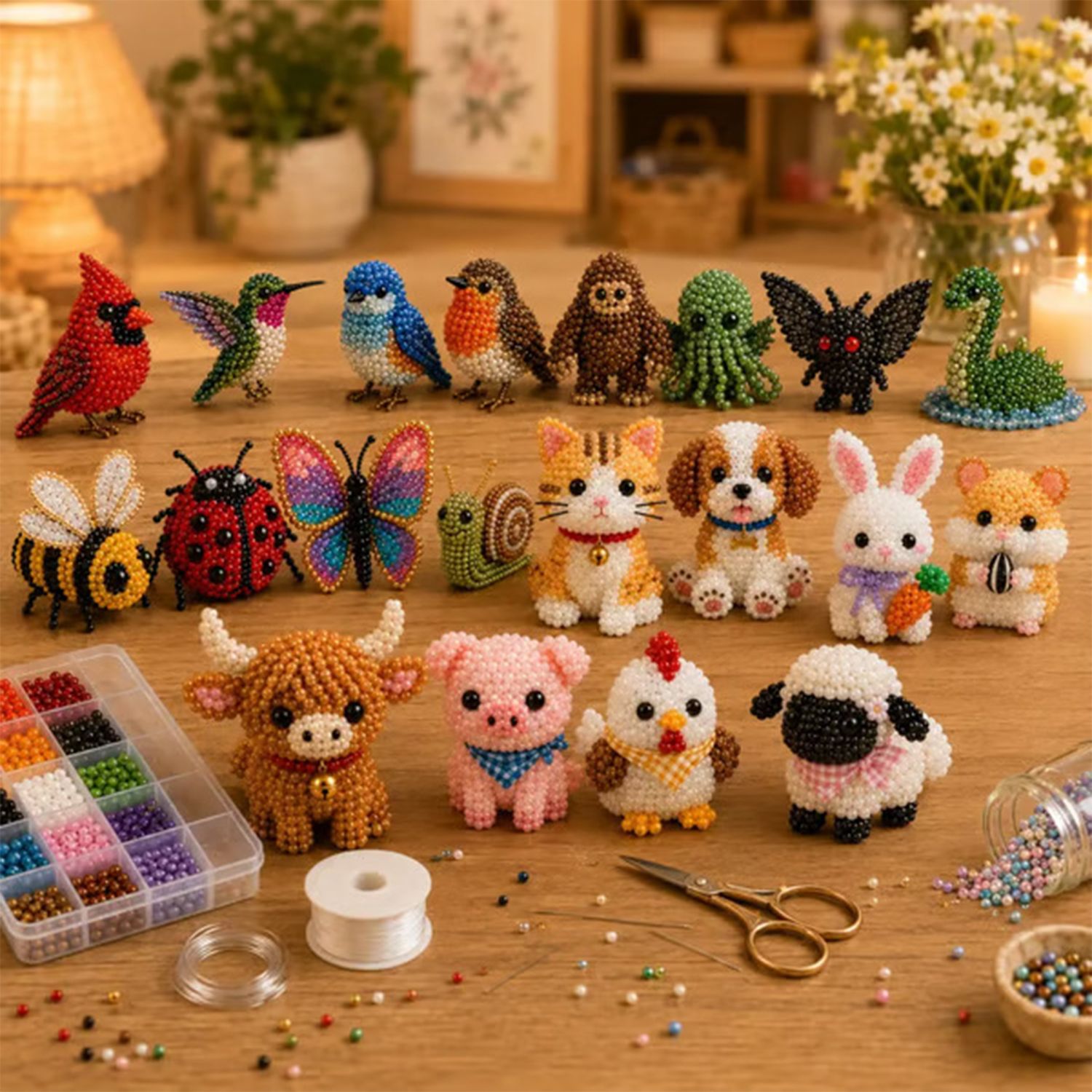 Mini 3D Beaded Animal Craft Ki - Art Craft Handmade review and price