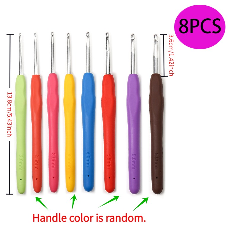 8-Piece Crochet Hook Set, Tota - Crochet Hook Set review and price