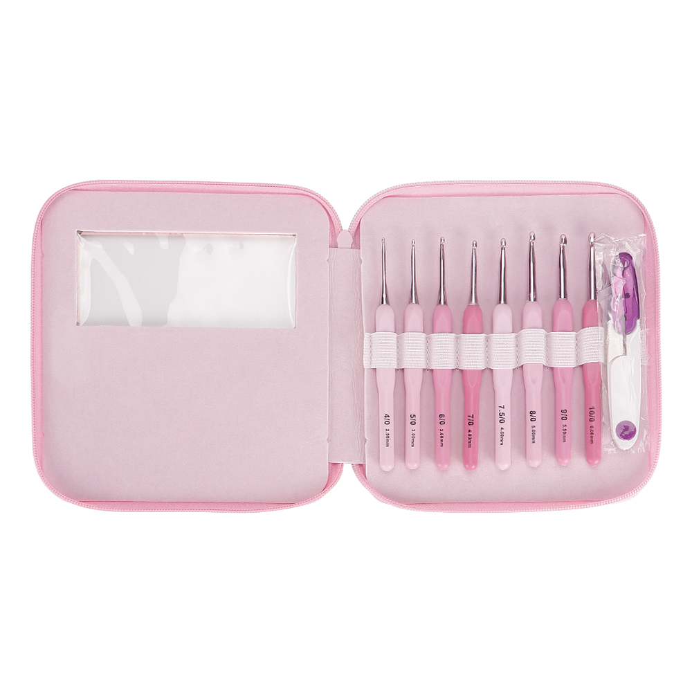 1Set Crochet Hook Tool Set, Si - Crochet Hook Set review and price