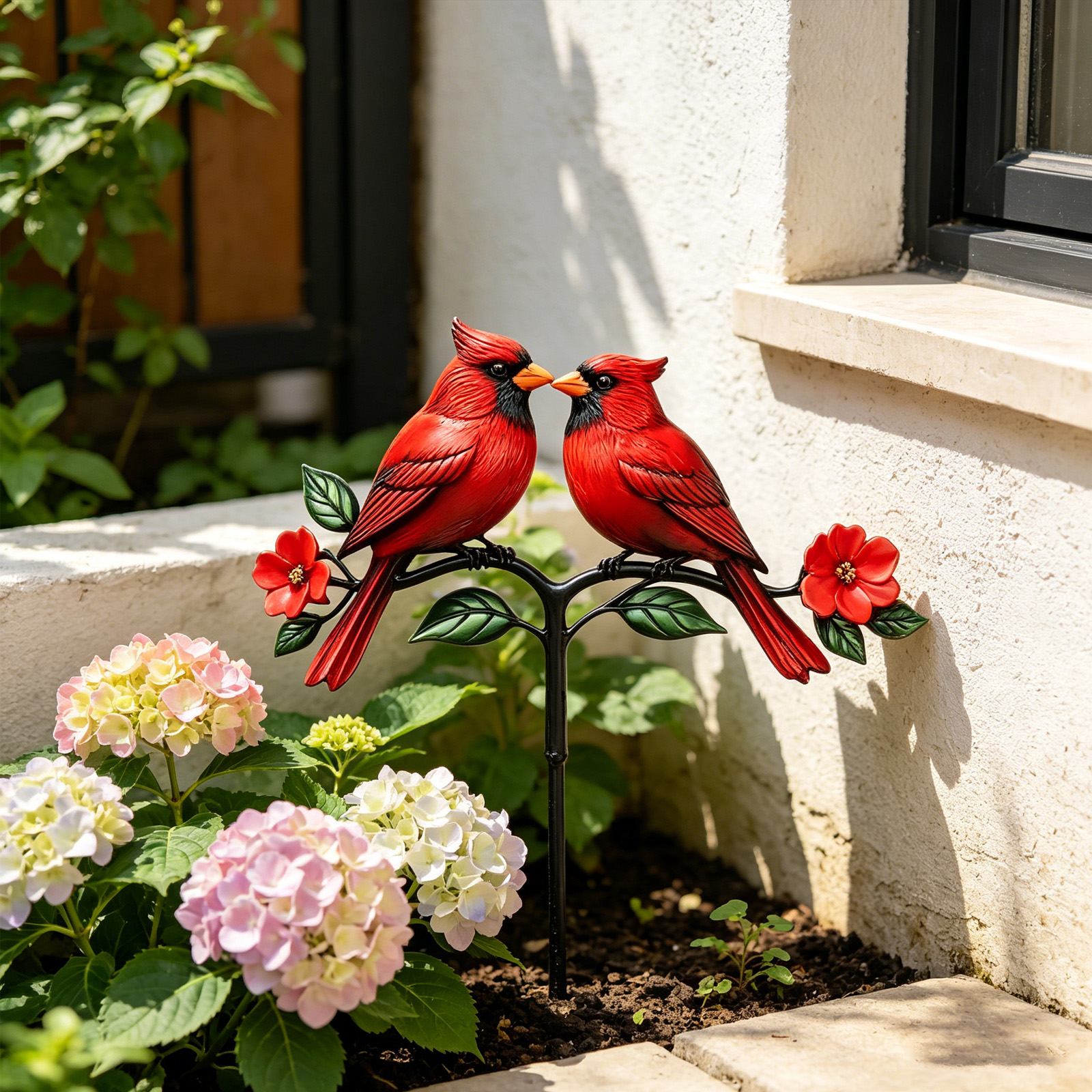 2D Flat Red Bird Design Garden - Art Craft Event review and price