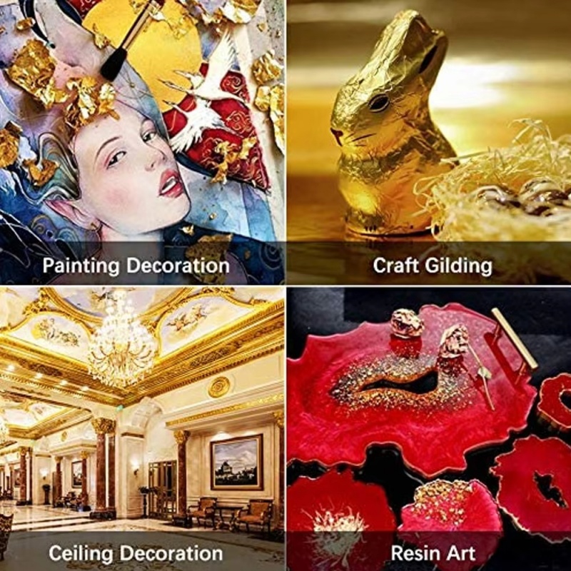 100pcs Imitation Gold Sliver C - Art Craft Leaves review and price