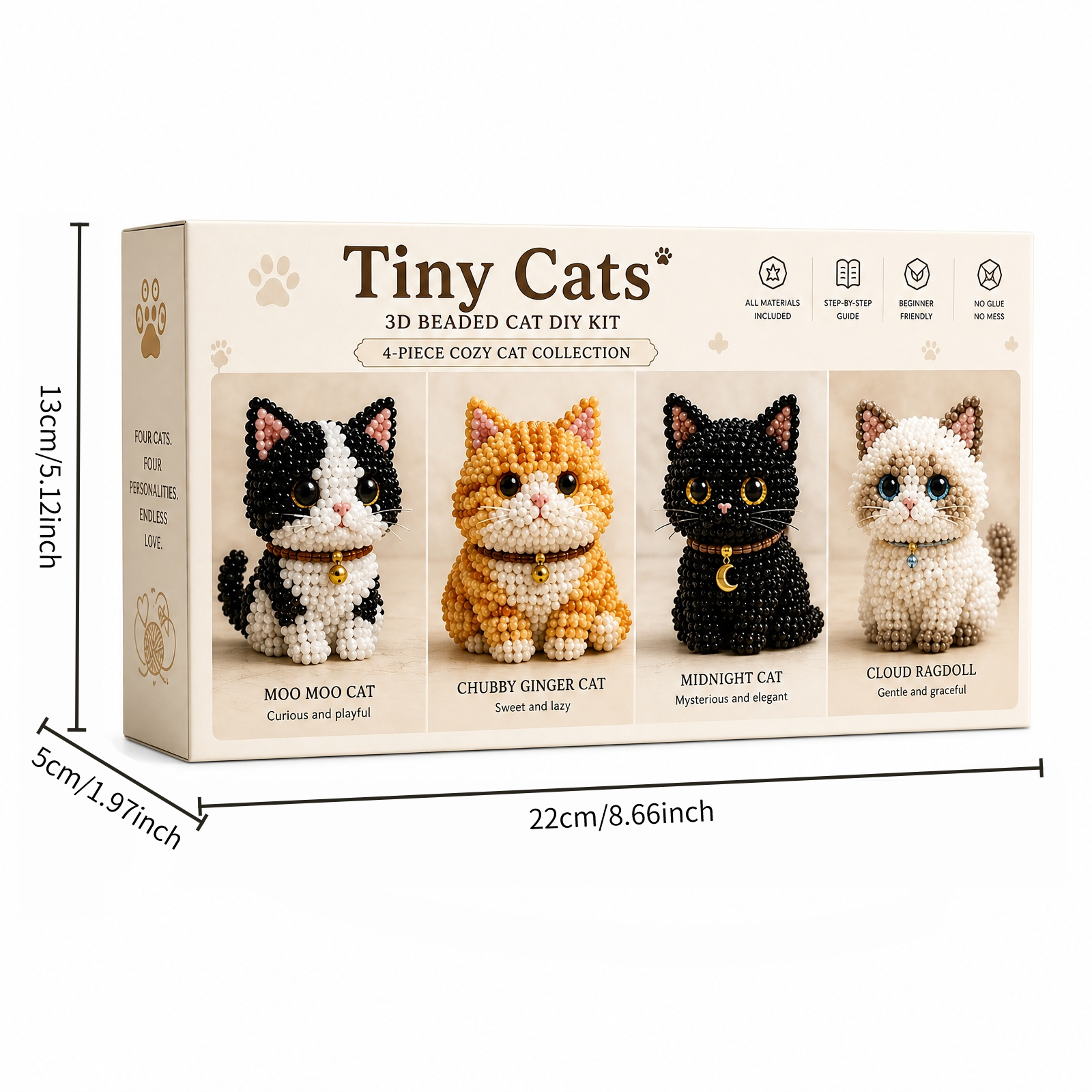 Tiny Beads 3D Beaded Animal Ki - Art Craft Event review and price