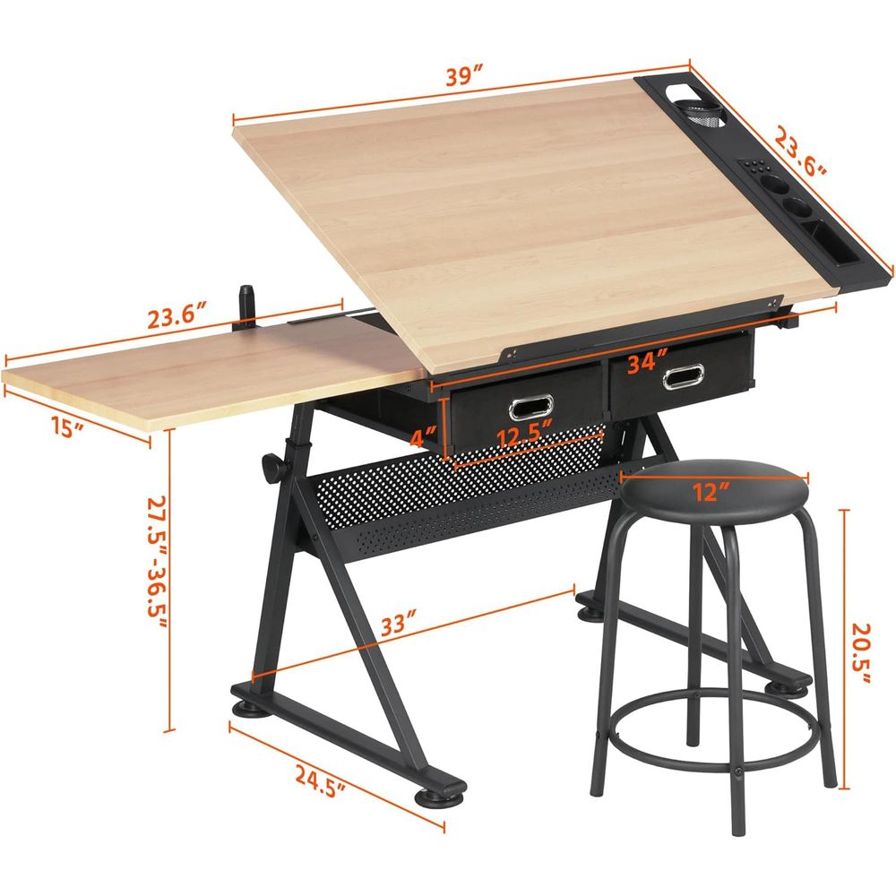 Height Adjustable Drating Tabl - Art & Craft Teacher Vacancy review and price