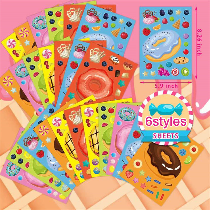 Make a Face Donut Stickers for - Art Craft For Toddlers review and price