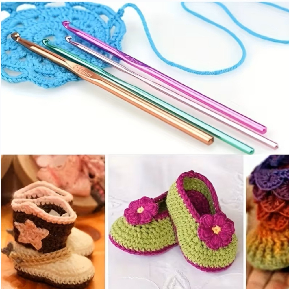 21Pcs Colorful Aluminum Croche - Crochet Hook Set review and price