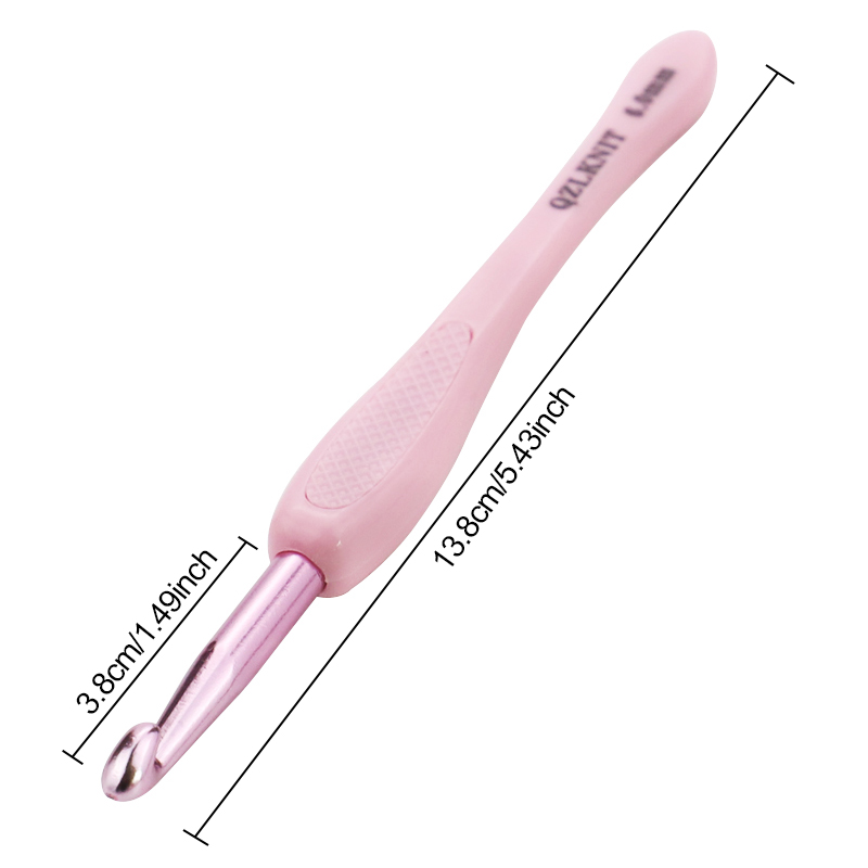 8pc/set Pink ABS Knitting Need - Crochet Hook Set review and price
